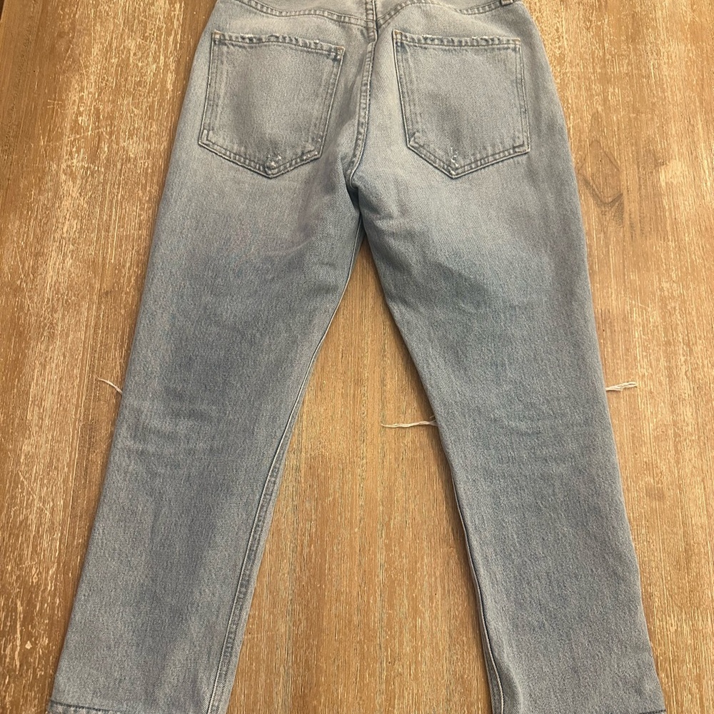 AGOLDE Riley Cropped Distressed Jeans - Picture 9 of 9